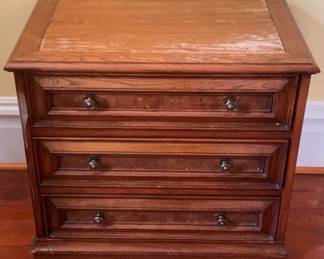 70 - Three Drawer Chest, Wear on top 25 x 29 x 17