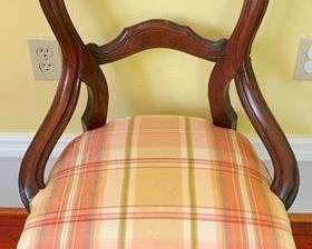 458 - Victorian Carved Balloon Back Chair back broken 37 x 18 x 18