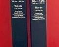 529 - 2 Drapery Rods in Boxes 66-120"