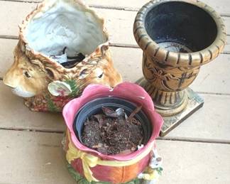 52 - Assorted Planters