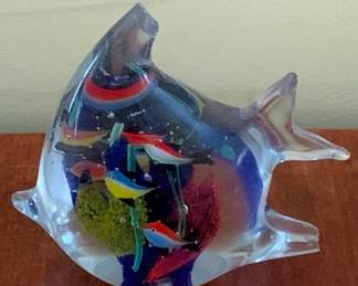 73 - Murano Fish, as is 5"