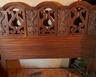 263 - Carved Vintage Headboard 46 x 62