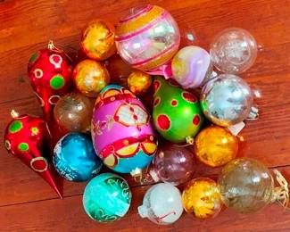 301 - Group Vintage Christmas Ornaments