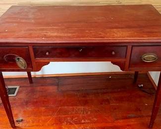 502 - Wooden Desk, as is, 30 x 43 x 22