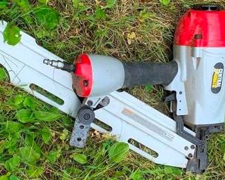 706 - Central Pneumatic Nail Gun 13" You are buying a used as-is electric/electronic item. We do not guarantee all components are present, and if it is not expressly stated, it is untested.