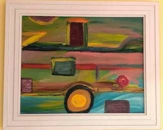 170 - Framed Canvas Painting 25 x 21
