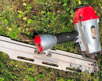696 - Central Pneumatic Framing Nail Gun 12" You are buying a used as-is electric/electronic item. We do not guarantee all components are present, and if it is not expressly stated, it is untested.