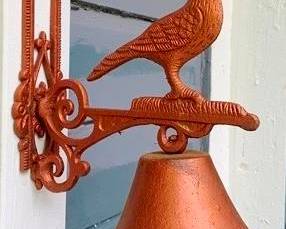 428 - Cast Iron Bell 11 x 9
