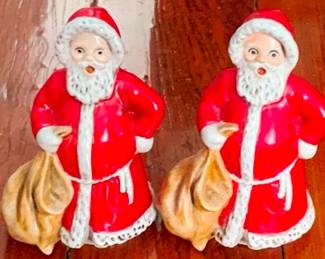 303 - 2 Goebel Santa Figurines 4"