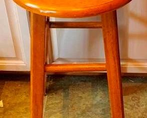 409 - Wood Stool 24 x 12
