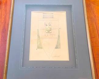 438 - Framed Signed & Numbered Art 38 x 32