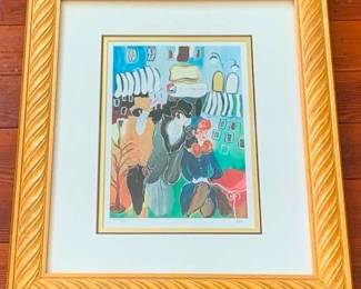 33 - Zule Moskowitz Signed & Numbered Serigraph #317/750 22 x 19
