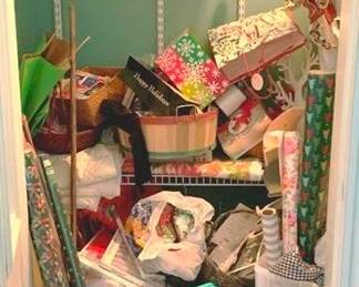 122 - Closet Lot of Items