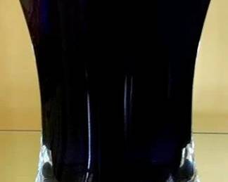 478 - Cased Glass Vase 8"