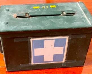 228 - Metal Ammo Box 7 x 12