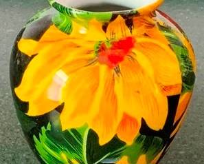 352 - Floral Vase 6"