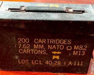 227 - Metal Ammo Box 7 x 11