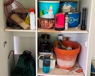 421 - Cabinet w/ Contents 72 x 39 x 21