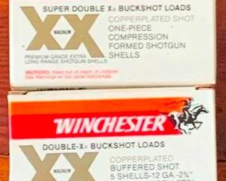 240 - 2 Winchester 12 ga Buckshot Boxes