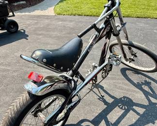 Original Orange County Choppers Black Schwinn Stingray Chopper. This was one of the first Schwinn OCC Sting-Ray bicycles on the market in the year 2004.