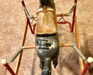 Vintage Black Beauty Rocking Horse