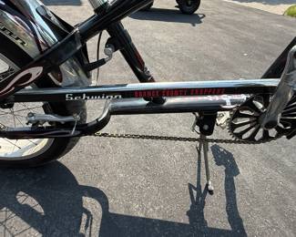 Original Orange County Choppers Black Schwinn Stingray Chopper. This was one of the first Schwinn OCC Sting-Ray bicycles on the market in the year 2004.