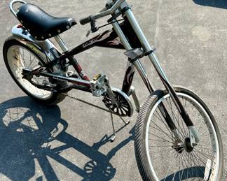 Original Orange County Choppers Black Schwinn Stingray Chopper. This was one of the first Schwinn OCC Sting-Ray bicycles on the market in the year 2004.