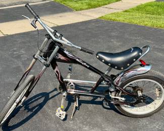 Original Orange County Choppers Black Schwinn Stingray Chopper. This was one of the first Schwinn OCC Sting-Ray bicycles on the market in the year 2004.