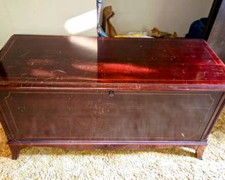 Vintage Caswell Runyan Cedar Hope Chest