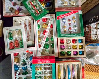 Vintage Glass Holiday Decor