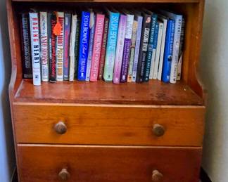 Books, books, books.....and wooden book cases!