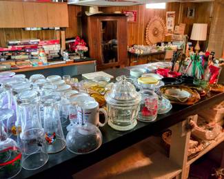 Vintage & antique glassware & barware