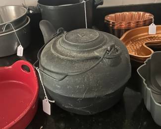 Several pieces of cast iron - some antique
