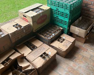 Loads of barware - most still in crates/boxes
