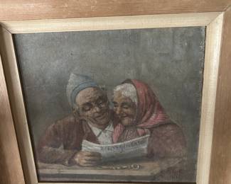 Oil on canvas - information on reverse - Dutch origin