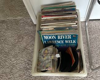 Albums and 45's