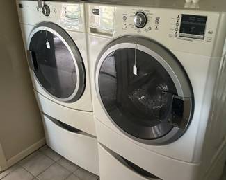 Washer and dryer ready to go...