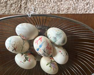 Hand painted and they're cheaper than those in the grocery store...