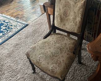 Circa 1880 Eastlake side chairs - one of a pair