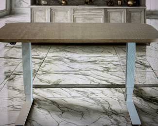 Lot 101: Commercial or Residential Sit-to-Stand Table. Height adjustment with one easy button. 