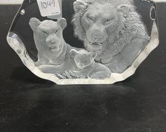 Mats Jonasson Crystal Lion Family