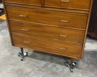 Dixie Walnut Mid Century Chest