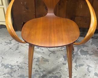 Walnut Mid Century Pretzel Chair