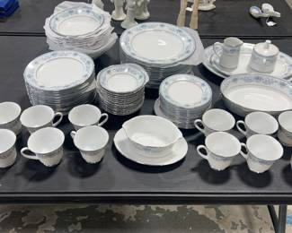 79 Pcs. of Blue Hill Contemporary Noritake China