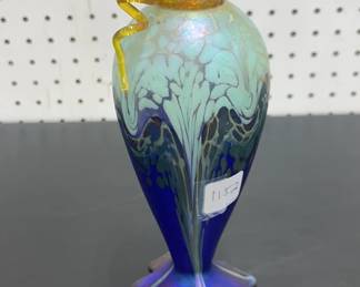 2011 Jack Pine Hummingbird Art Glass Feeder