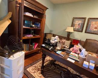 Beautiful bookcase and more office items