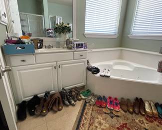 Beauty items and women’s shoes