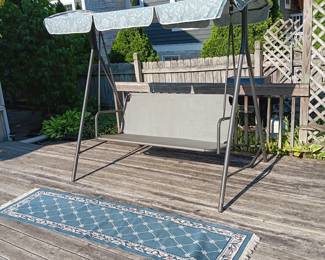 Patio swinging bench $60.00