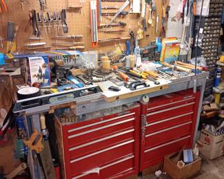 2 Craftsman fire engine red tool cabinets $125.00 each