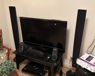 TV, surround sound system